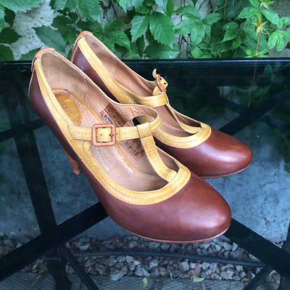 Fossil tonal browns strappy pumps 8.5 - Picture 2 of 8